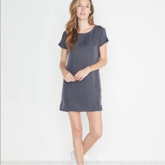 Marine Layer Women’s Delta Dress Gray Shirt Pullover Size Medium - Picture 2 of 8